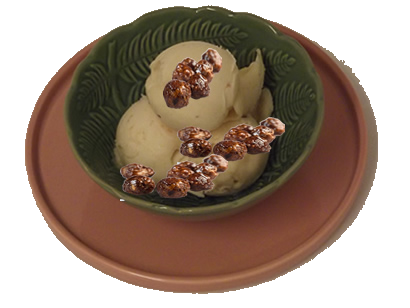 glace vegan noisette